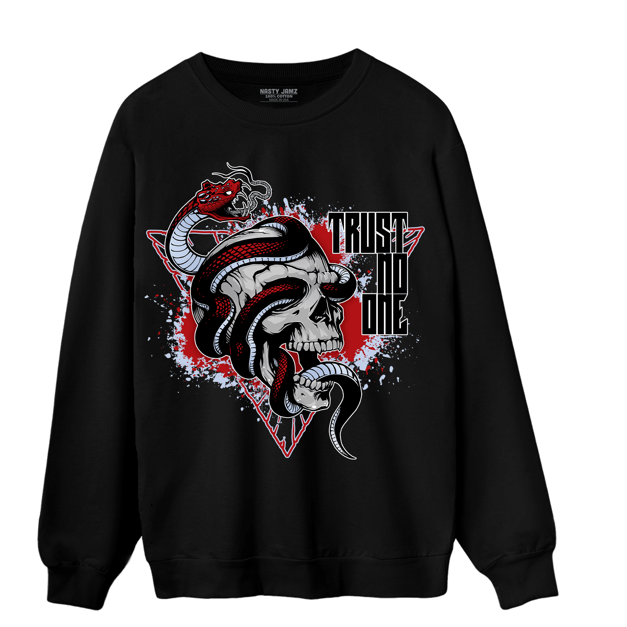 Cherry 11s Sweatshirt Match Dont Trust Any - NastyJamz