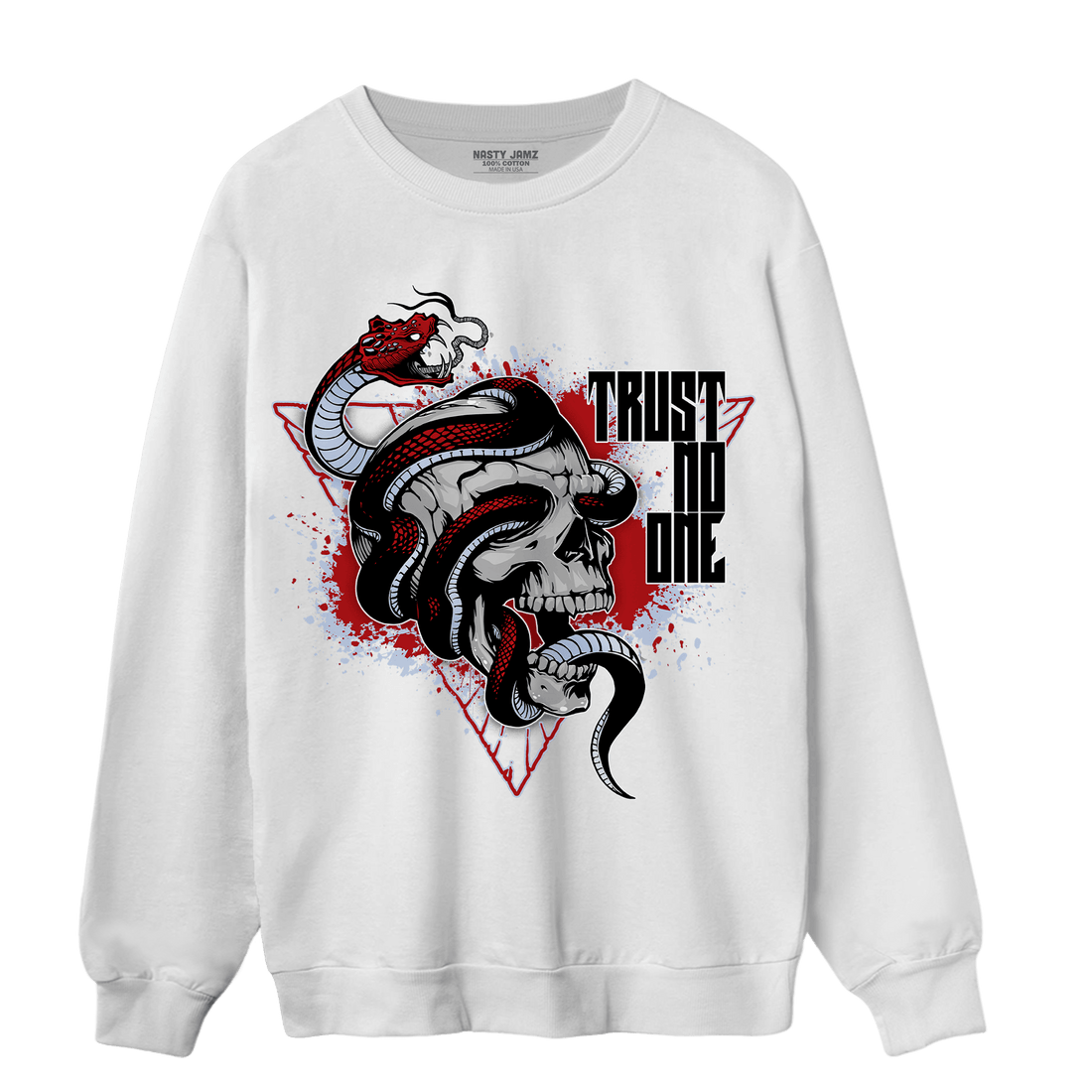 Cherry 11s Sweatshirt Match Dont Trust Any - NastyJamz