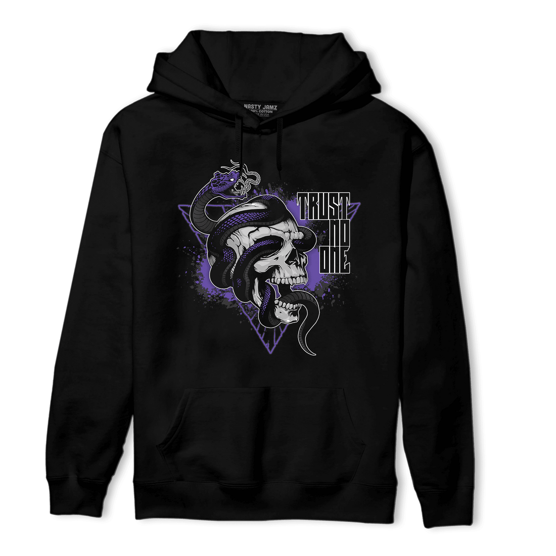 Field Purple 12s Hoodie Match Dont Trust Any - NastyJamz