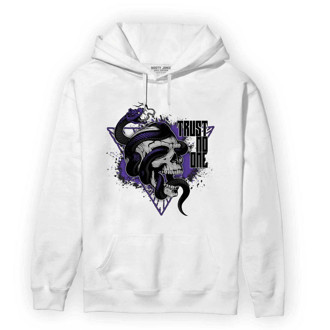 Field Purple 12s Hoodie Match Dont Trust Any - NastyJamz