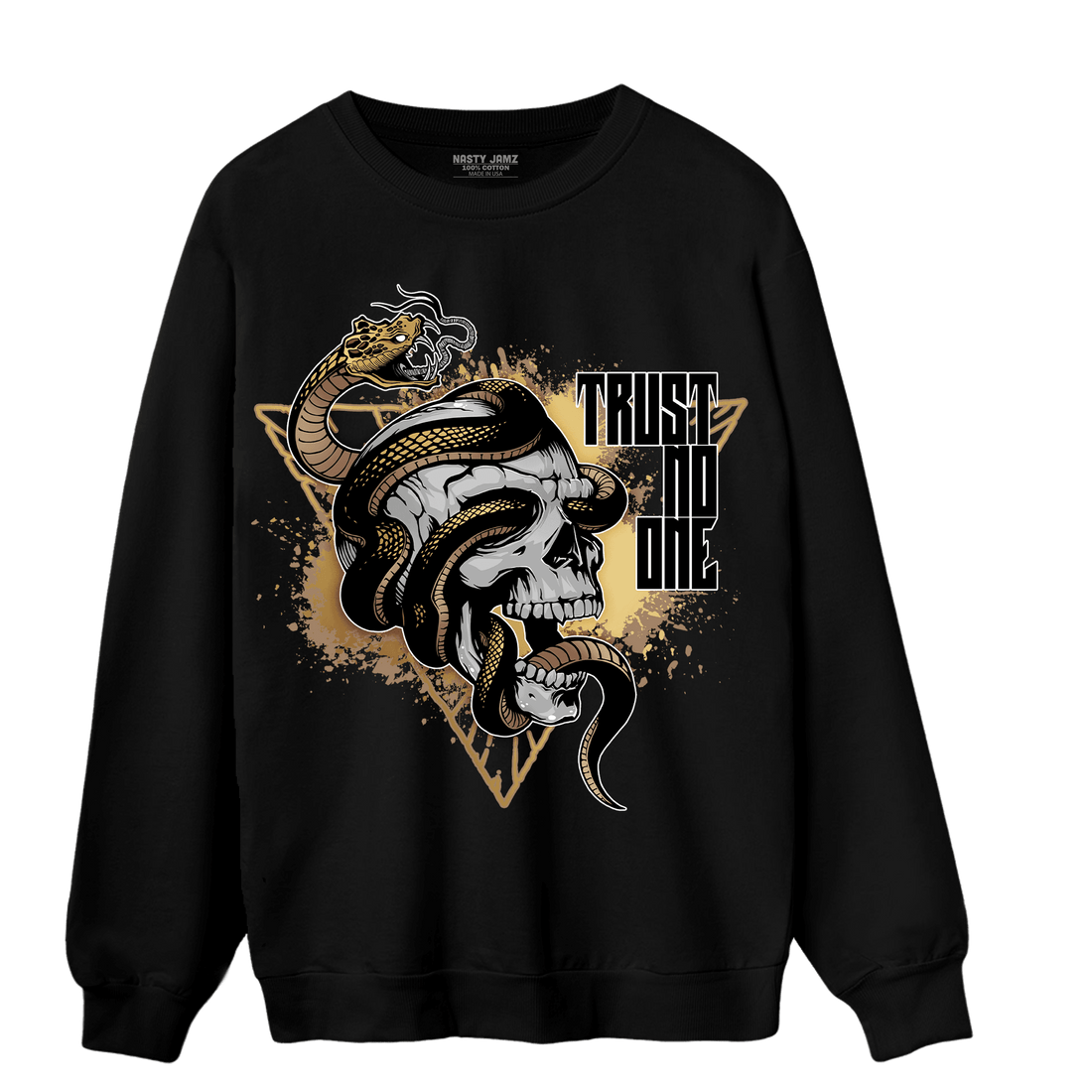 High OG Metallic Gold 1s Sweatshirt Match Dont Trust Any - NastyJamz
