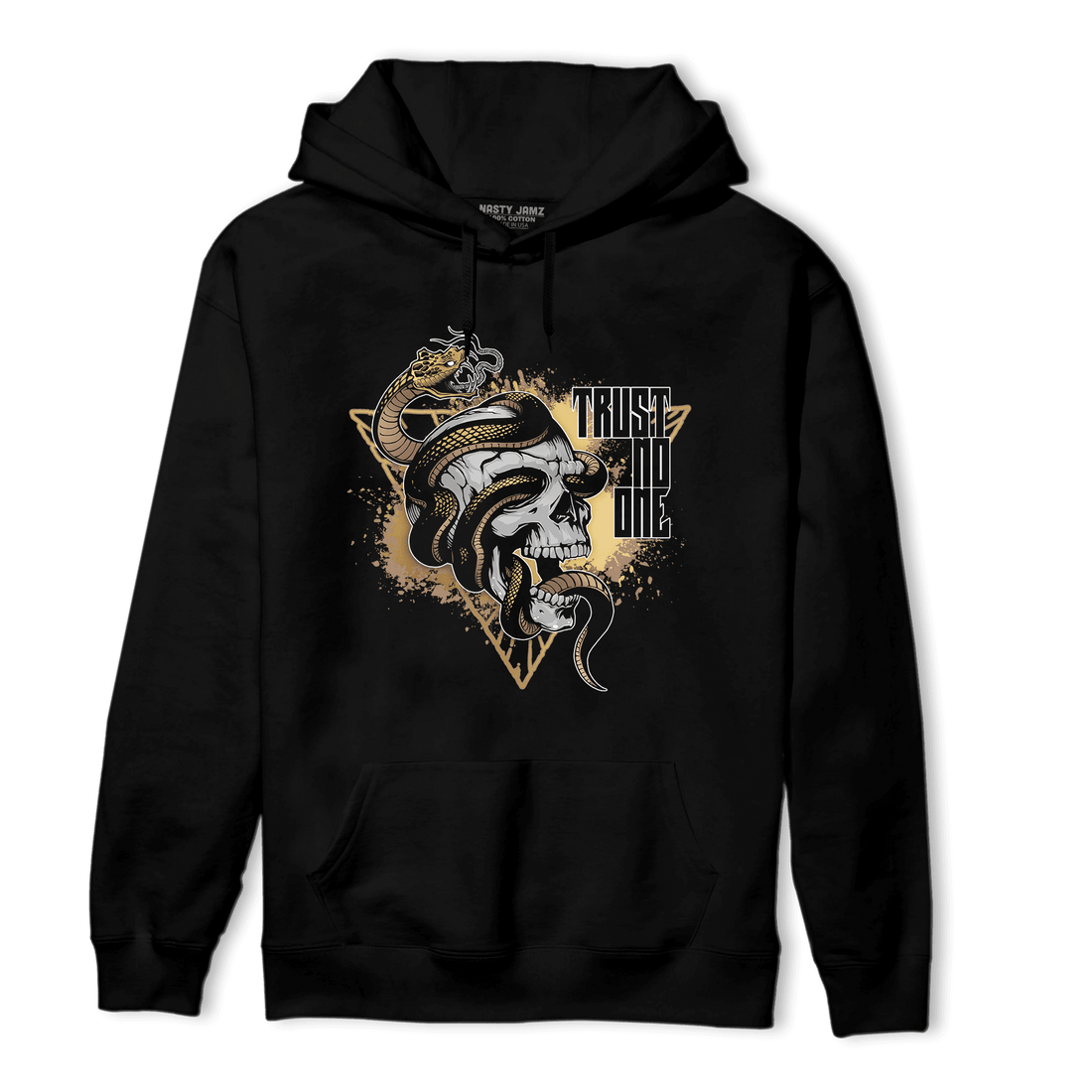 High OG Metallic Gold 1s Hoodie Match Dont Trust Any - NastyJamz