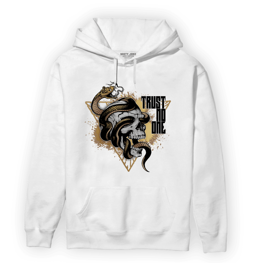 High OG Metallic Gold 1s Hoodie Match Dont Trust Any - NastyJamz