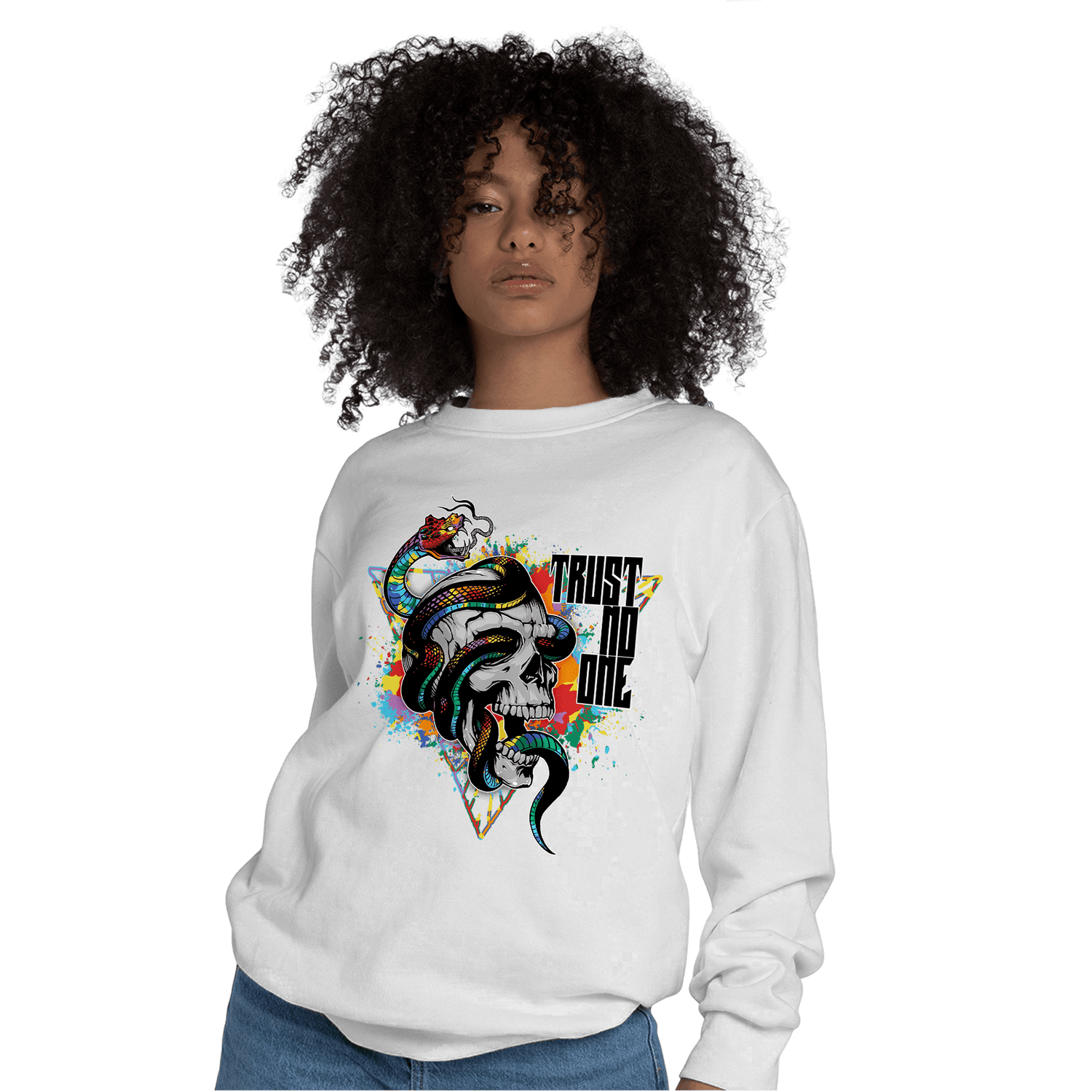 Mid GS Six Championships 1s Sweatshirt Match Dont Trust Any - NastyJamz