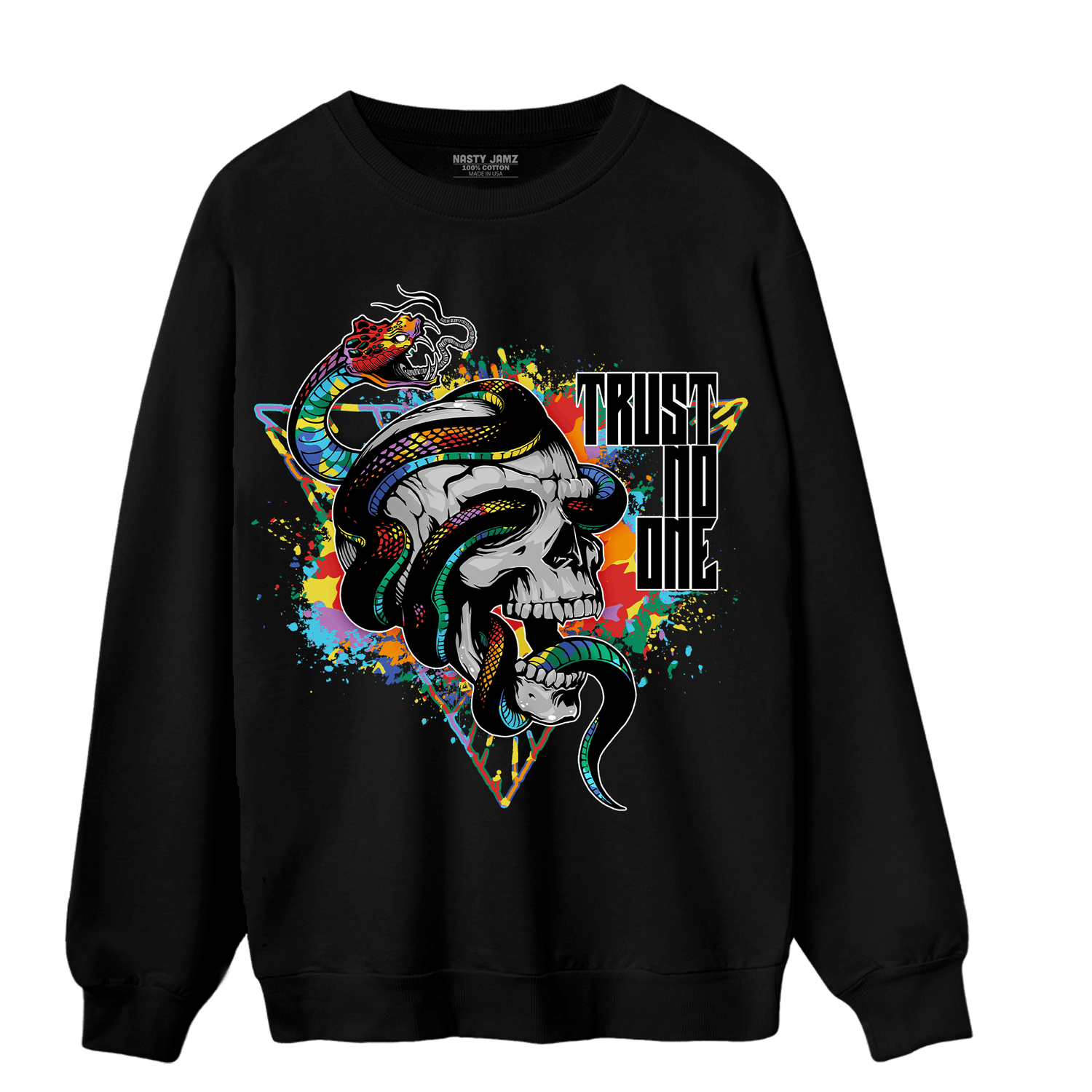 Mid GS Six Championships 1s Sweatshirt Match Dont Trust Any - NastyJamz