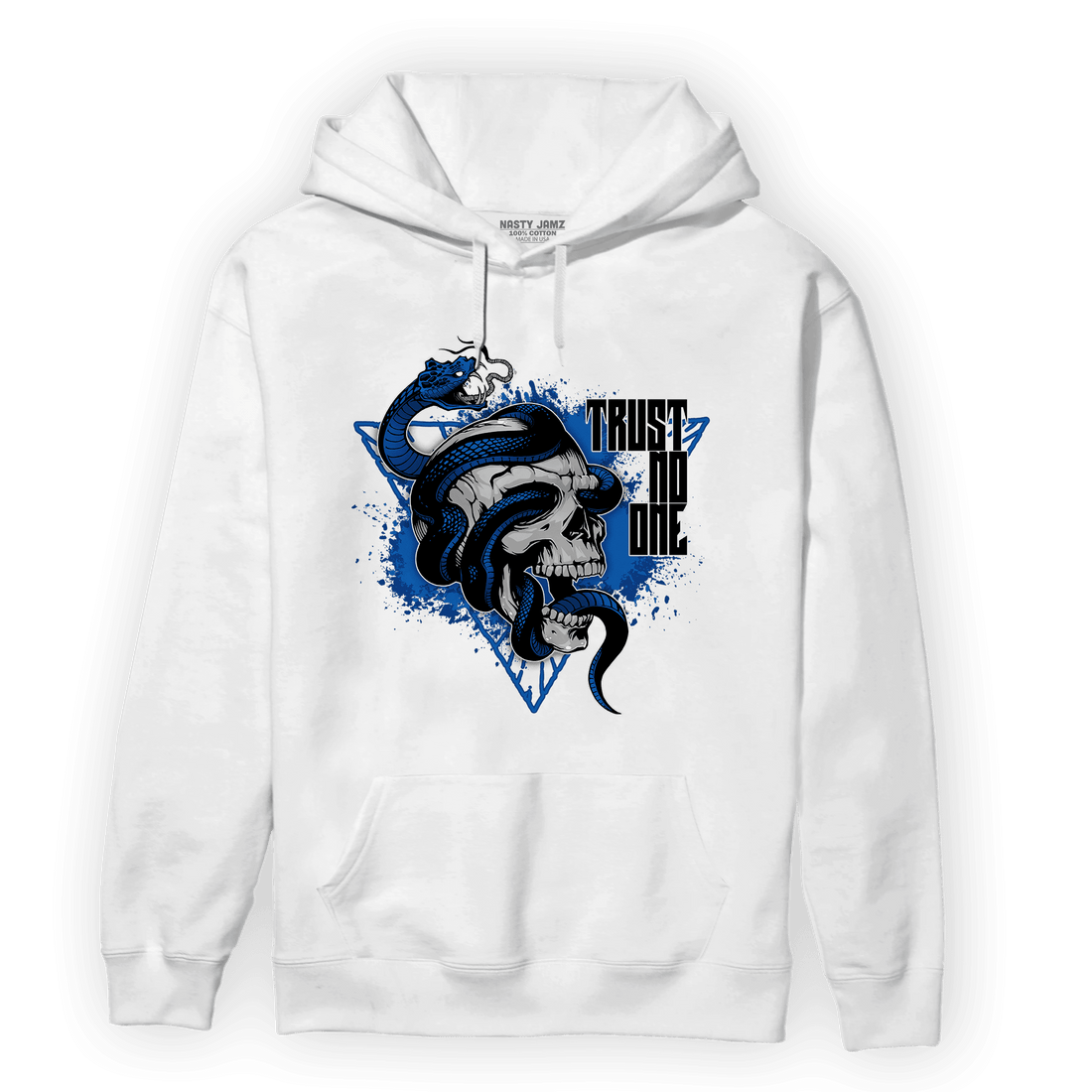 Royal Reimagined 1s Hoodie Match Dont Trust Any - NastyJamz