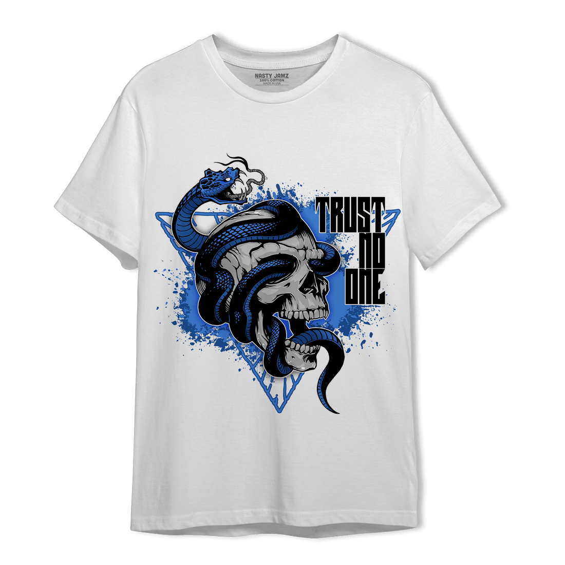 University Blue Toe 1s T Shirt Match Dont Trust Any - NastyJamz