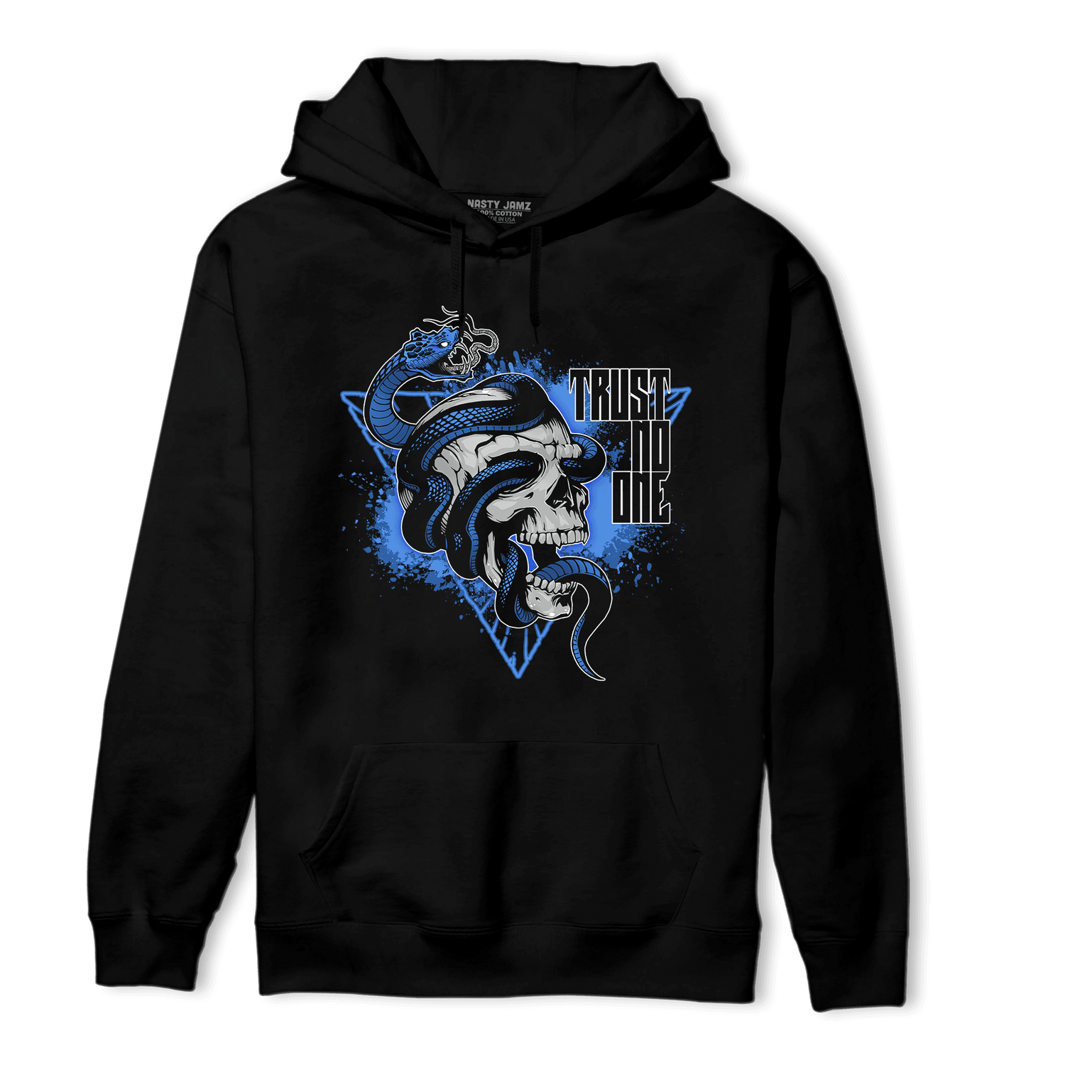 University Blue Toe 1s Hoodie Match Dont Trust Any - NastyJamz