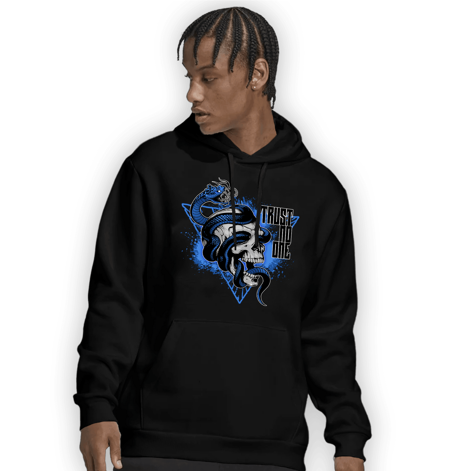 University Blue Toe 1s Hoodie Match Dont Trust Any - NastyJamz