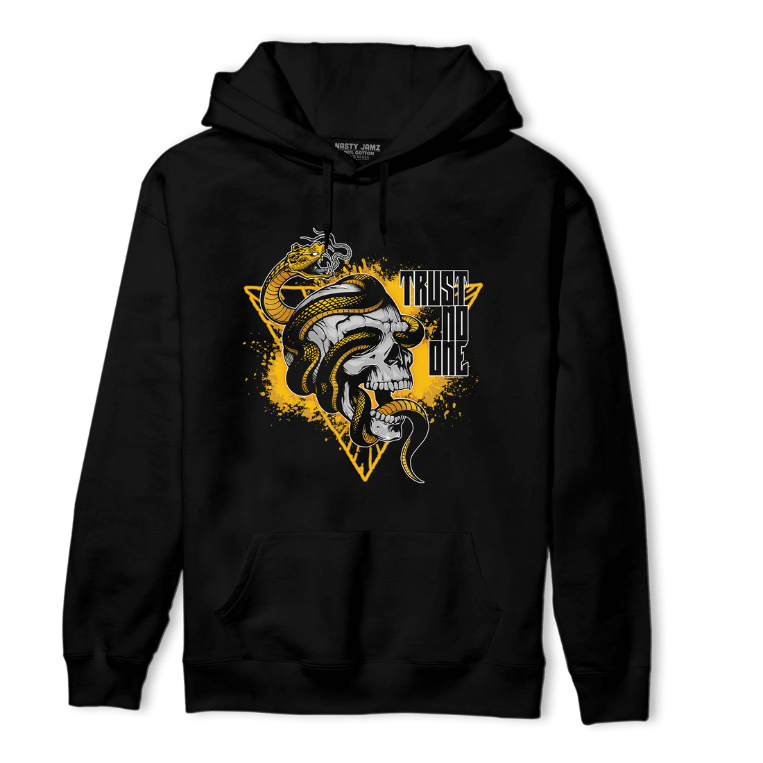 Yellow Ochre 1s Hoodie Match Dont Trust Any - NastyJamz