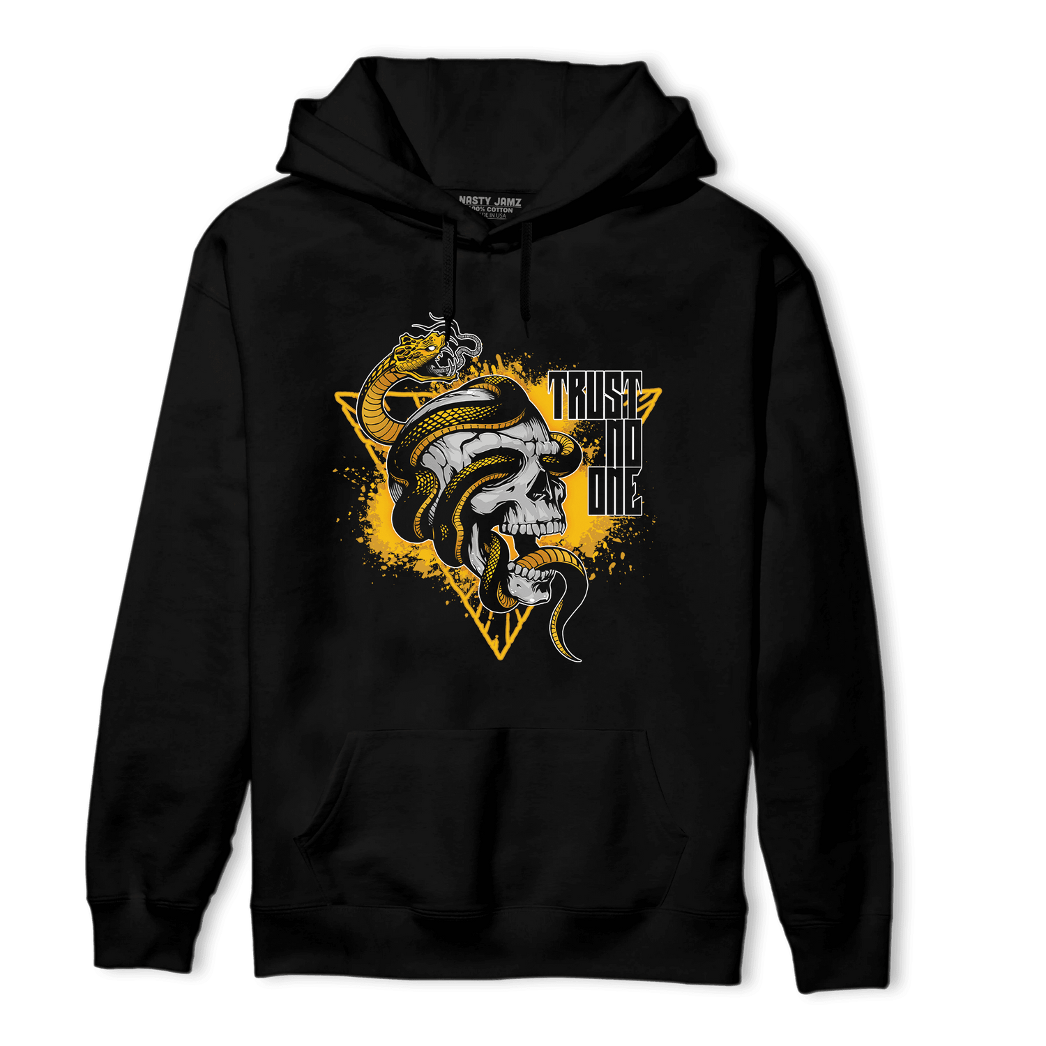 Yellow Ochre 1s Hoodie Match Dont Trust Any - NastyJamz