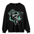 Green Glow 3s Sweatshirt Match Dont Trust Any - NastyJamz