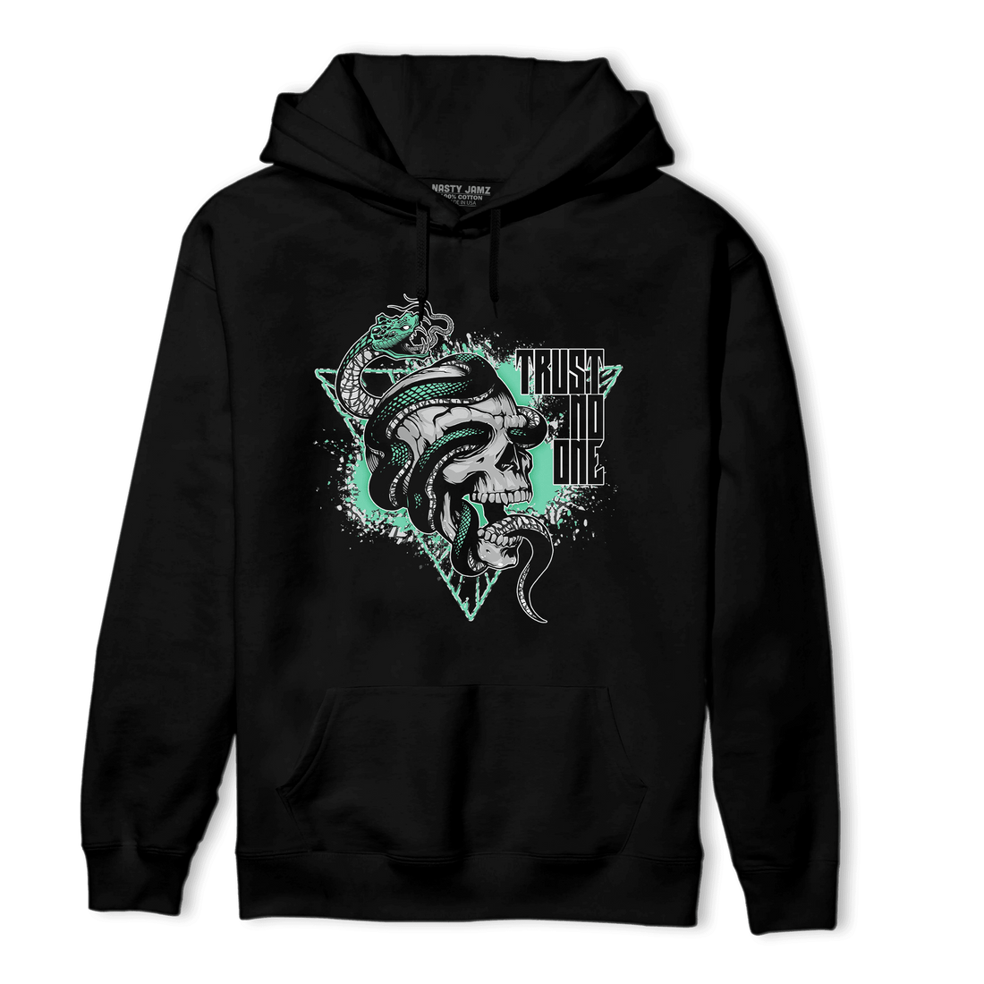 Green Glow 3s Hoodie Match Dont Trust Any - NastyJamz