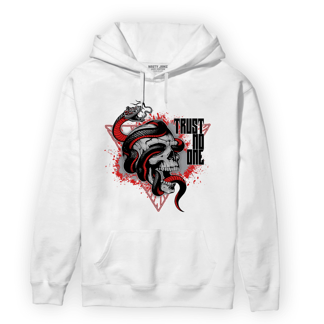 Bred Reimagined 4s Hoodie Match Dont Trust Any - NastyJamz