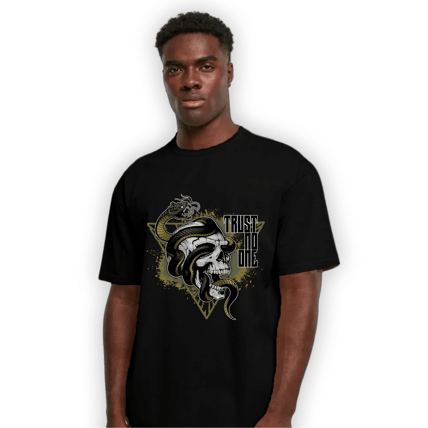 SE Craft Medium Olive 4s T Shirt Match Dont Trust Any - NastyJamz