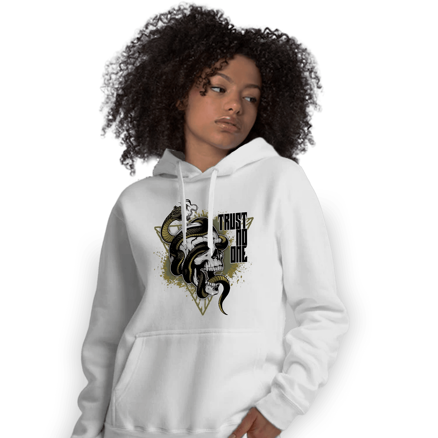 SE Craft Medium Olive 4s Hoodie Match Dont Trust Any - NastyJamz