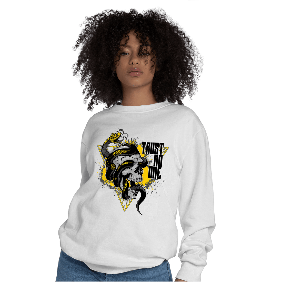 Thunder 4s Sweatshirt Match Dont Trust Any - NastyJamz