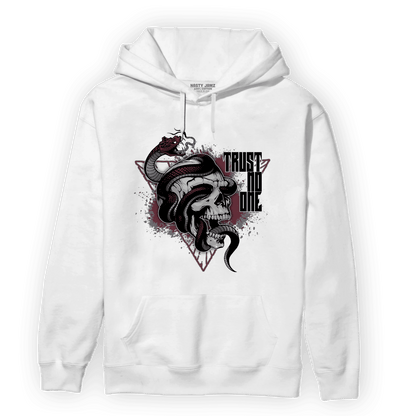 Burgundy 5s Hoodie Match Dont Trust Any - NastyJamz