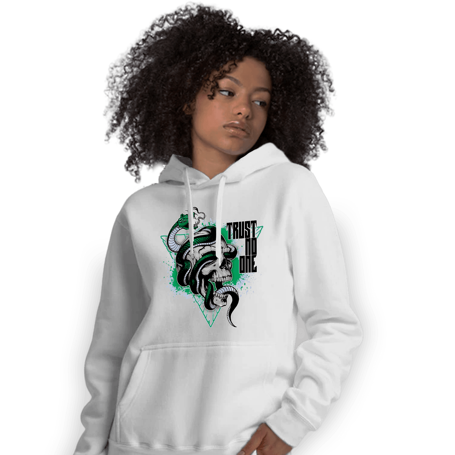 Lucky Green 5s Hoodie Match Dont Trust Any - NastyJamz