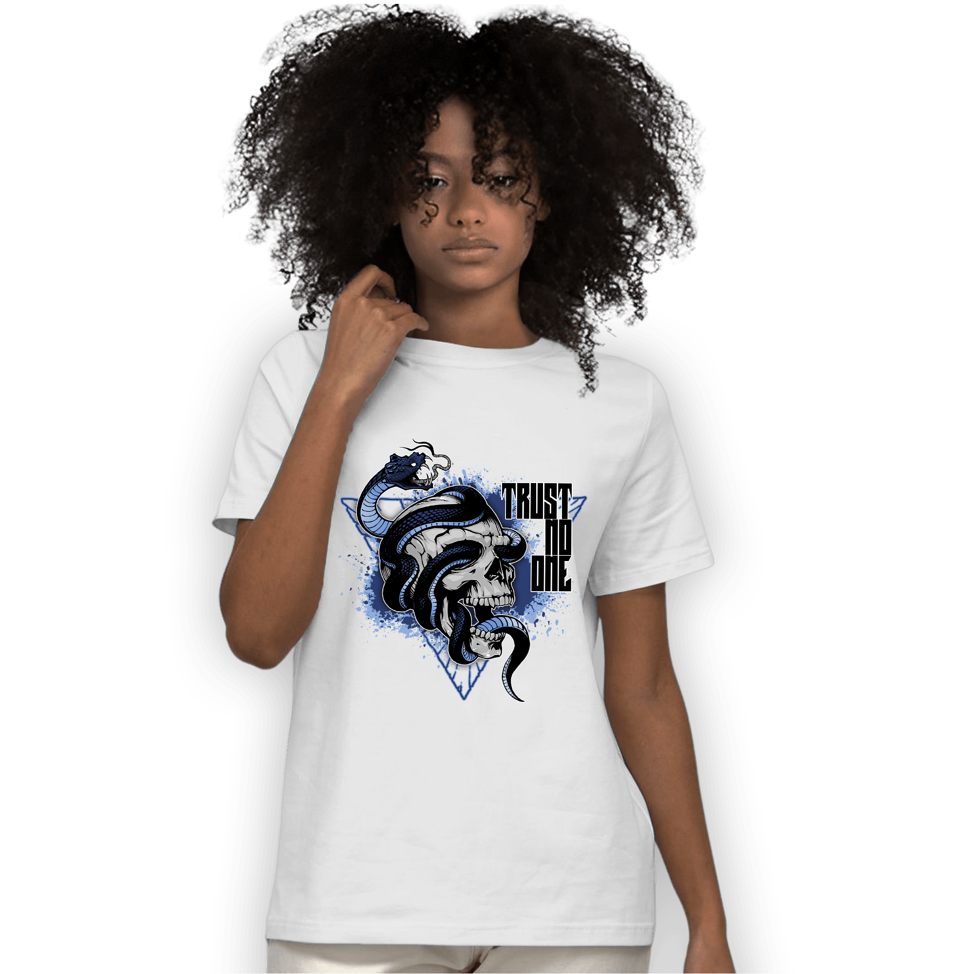 Midnight Navy 5s T Shirt Match Dont Trust Any - NastyJamz