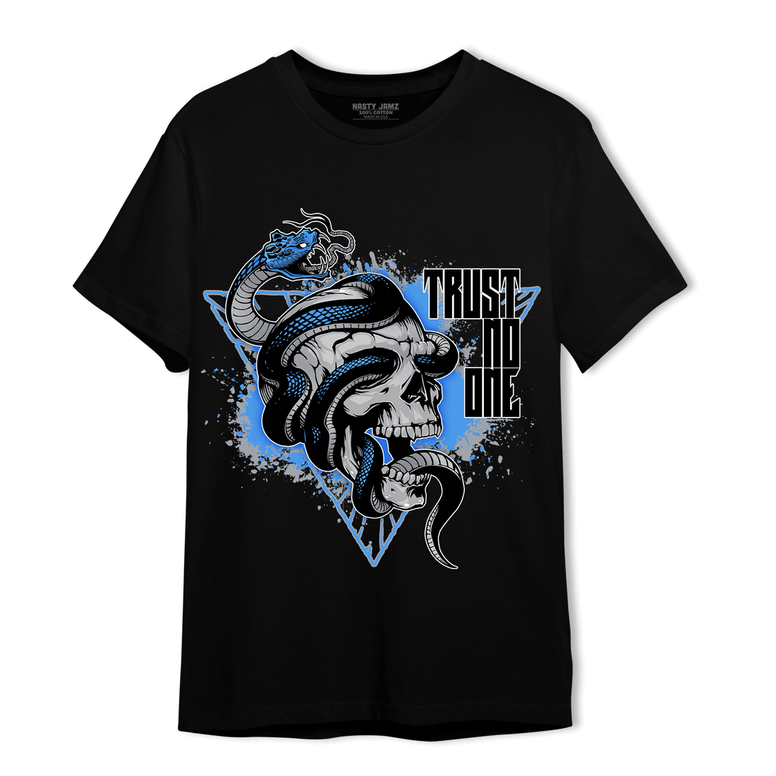 University Blue 5s T Shirt Match Dont Trust Any - NastyJamz