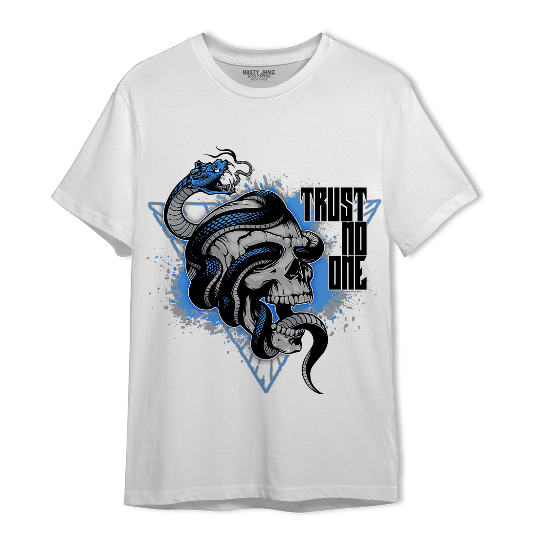 University Blue 5s T Shirt Match Dont Trust Any - NastyJamz