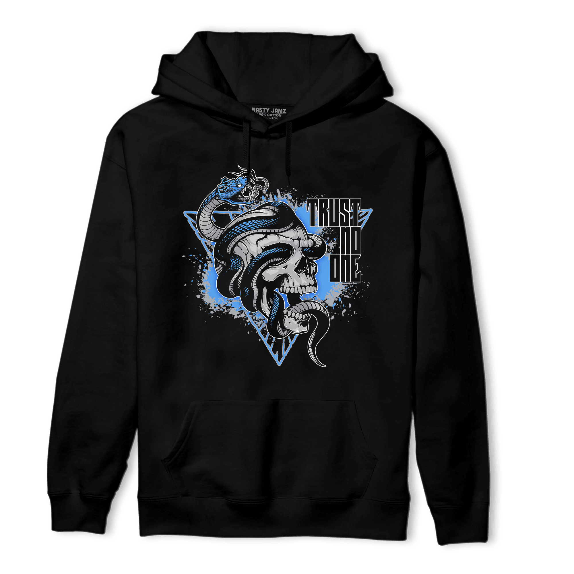 University Blue 5s Hoodie Match Dont Trust Any - NastyJamz