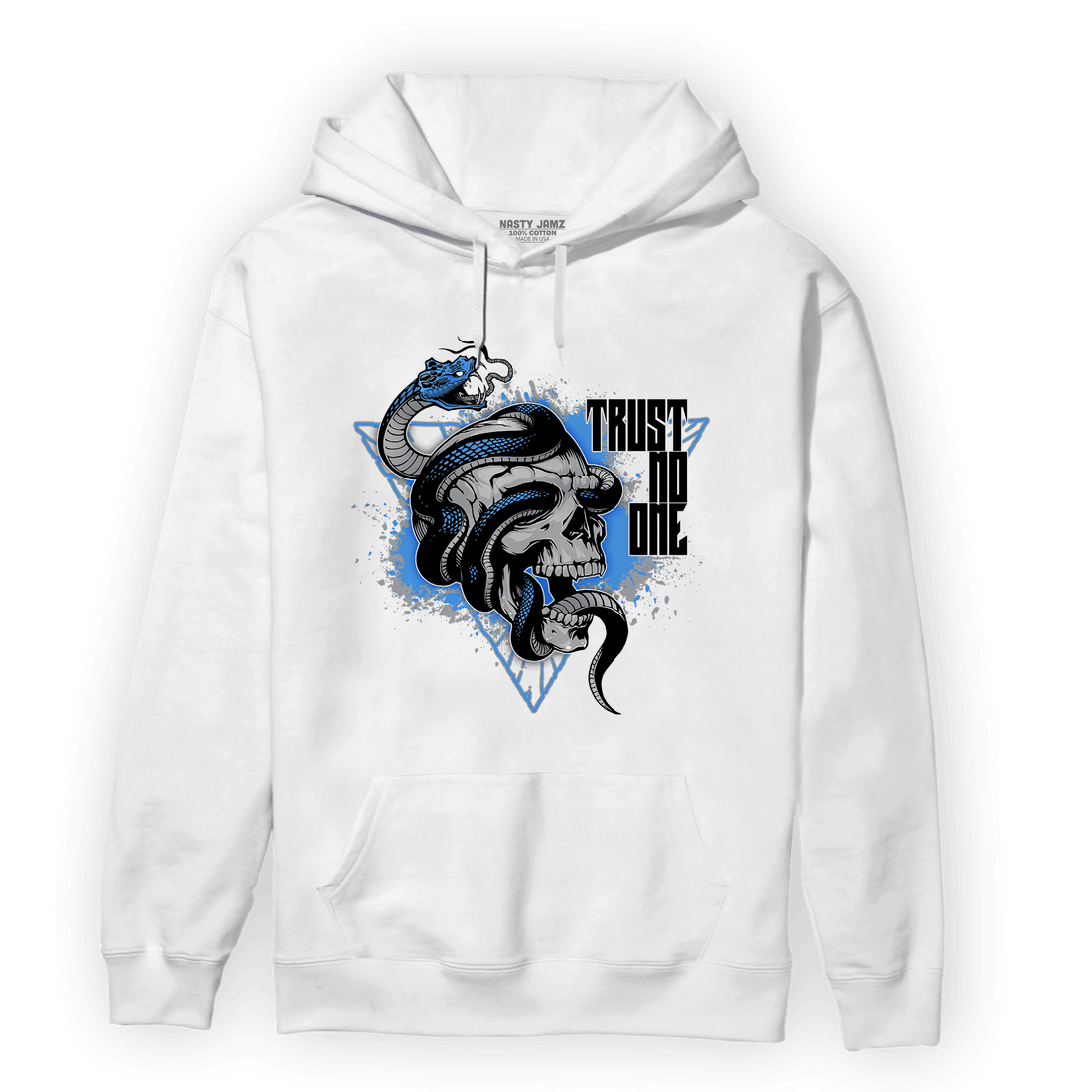 University Blue 5s Hoodie Match Dont Trust Any - NastyJamz