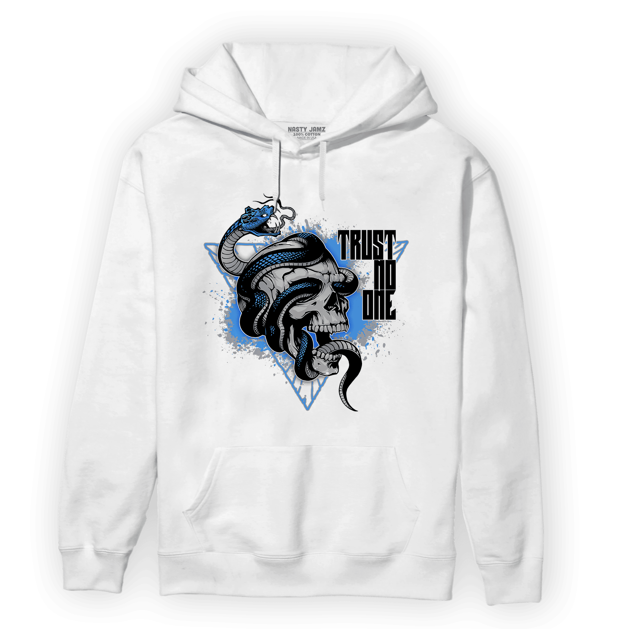 University Blue 5s Hoodie Match Dont Trust Any - NastyJamz