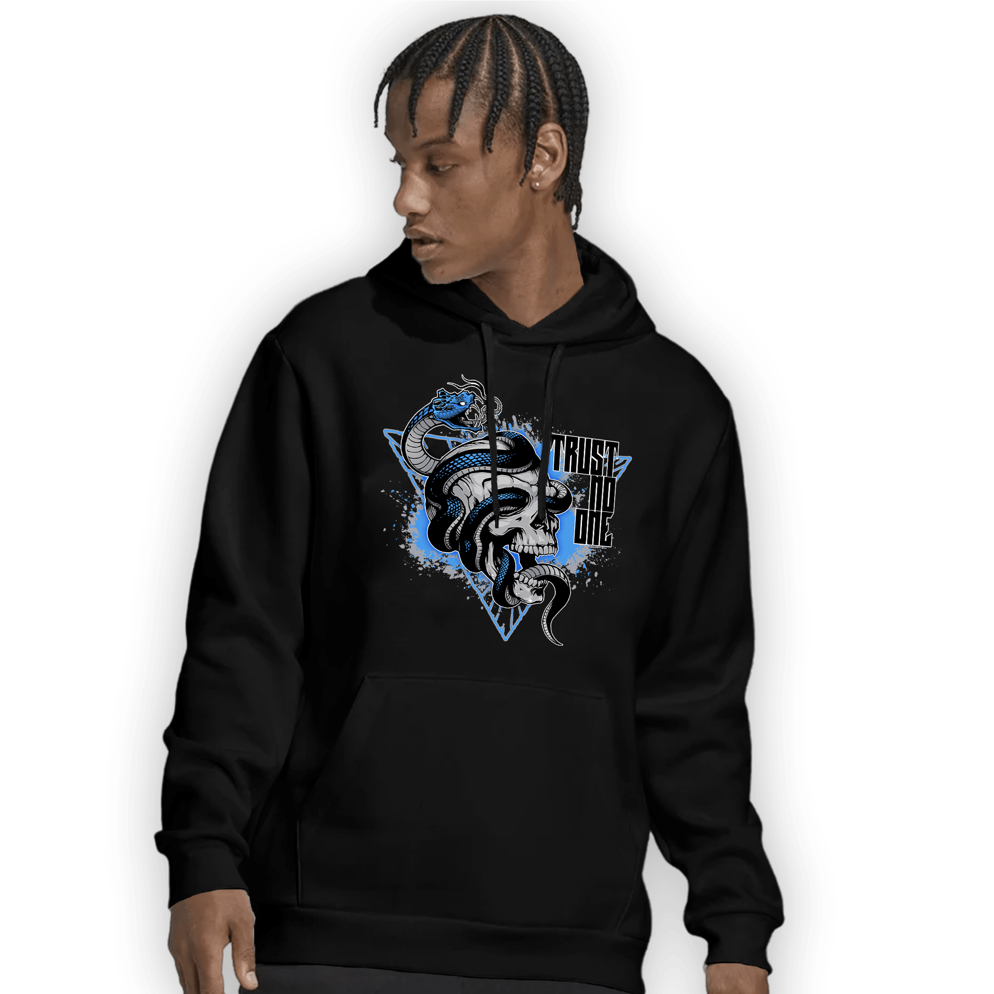 University Blue 5s Hoodie Match Dont Trust Any - NastyJamz
