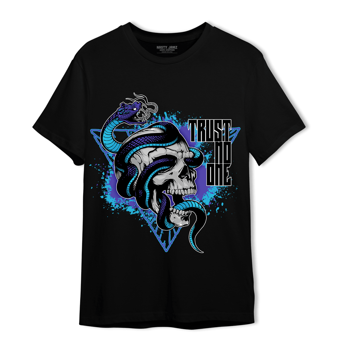 Aqua 6s T Shirt Match Dont Trust Any - NastyJamz