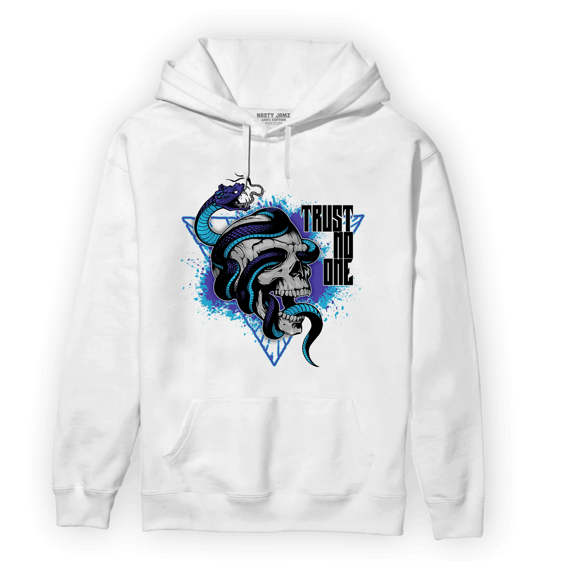 Aqua 6s Hoodie Match Dont Trust Any - NastyJamz