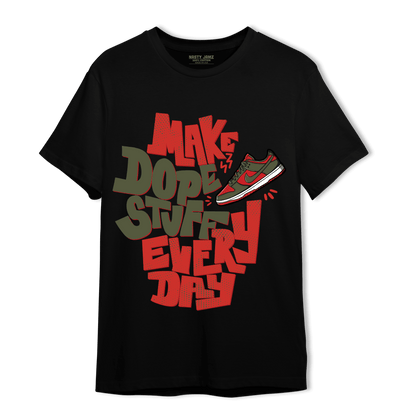 Dunk Low Mystic Red T Shirt Match Dope Sneaker - NastyJamz