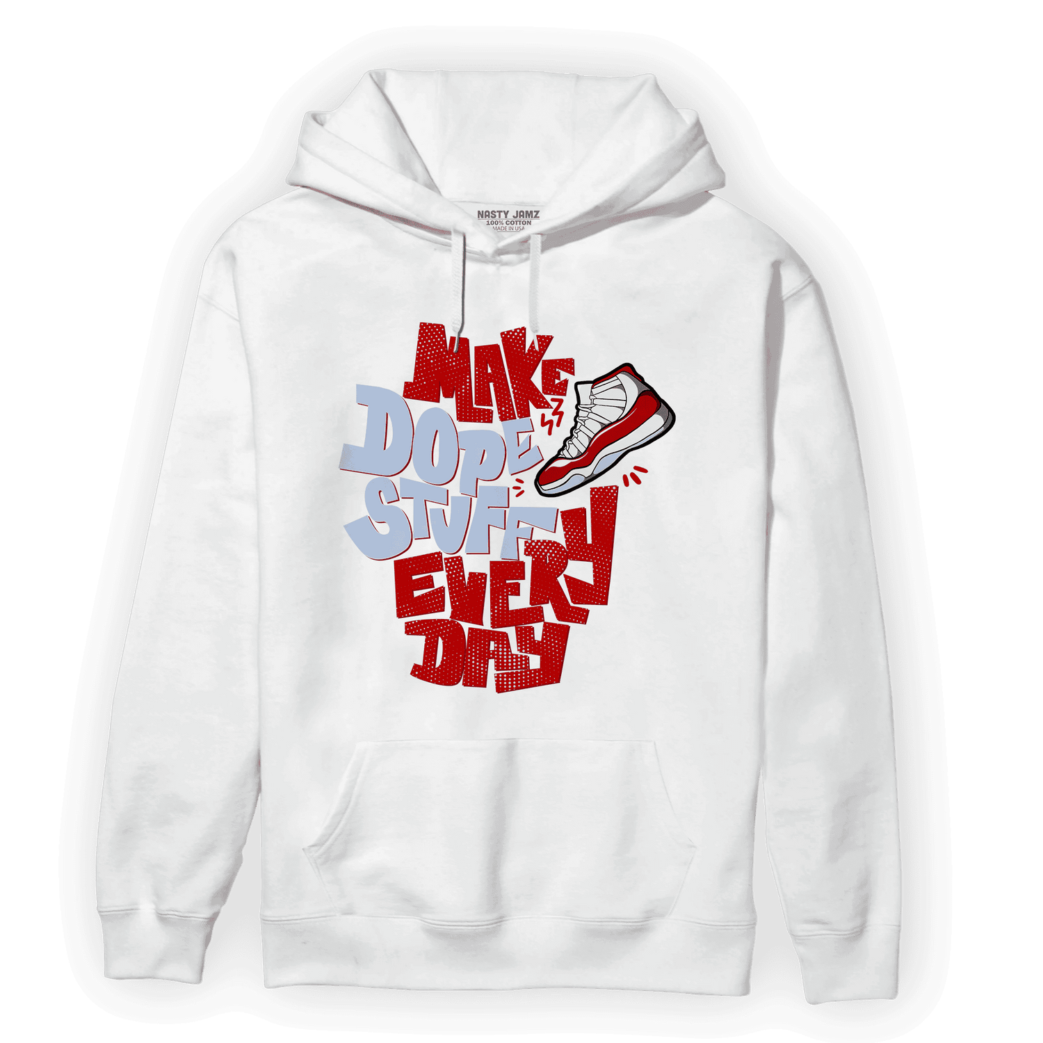 Cherry 11s Hoodie Match Dope Sneaker - NastyJamz