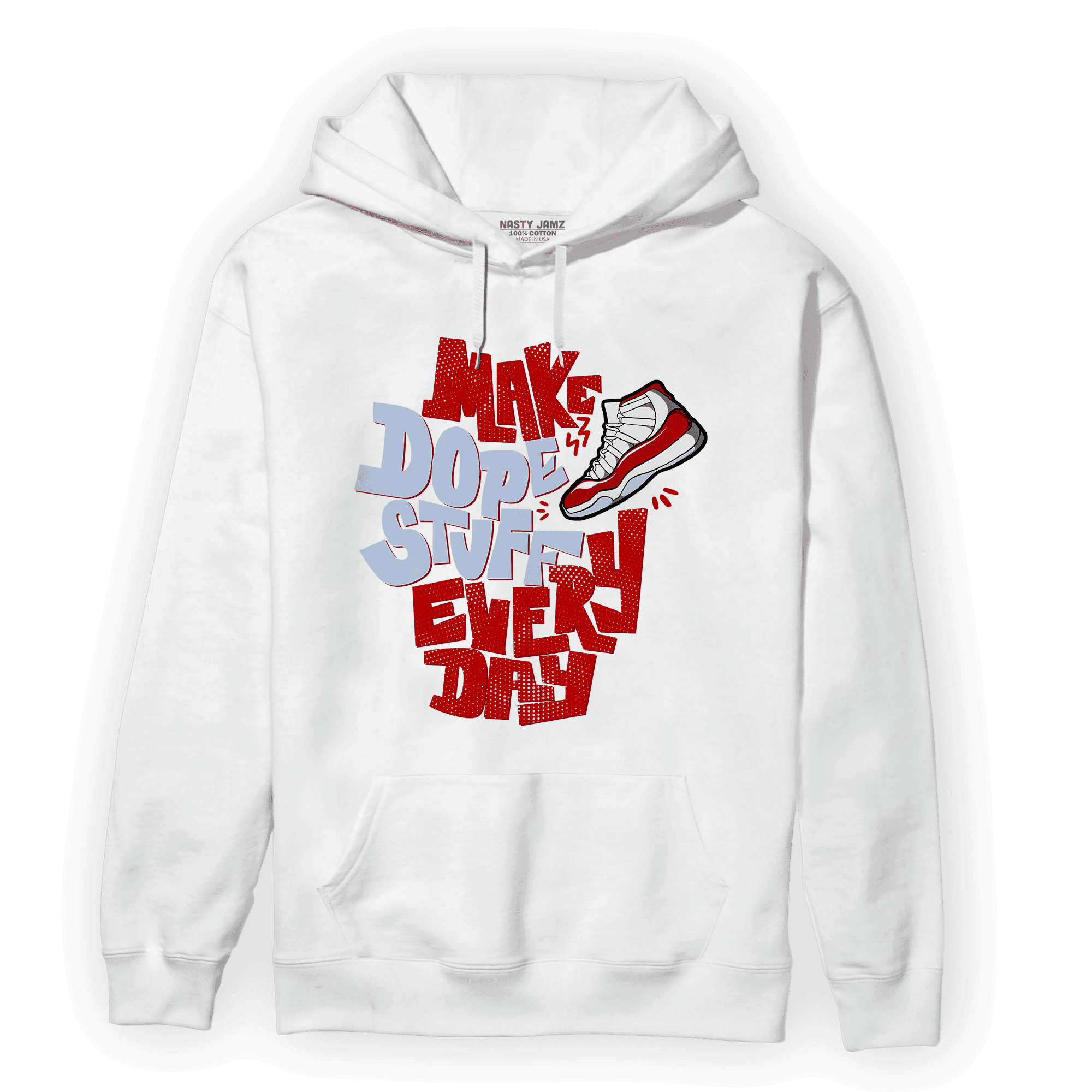 Cherry 11s Hoodie Match Dope Sneaker - NastyJamz