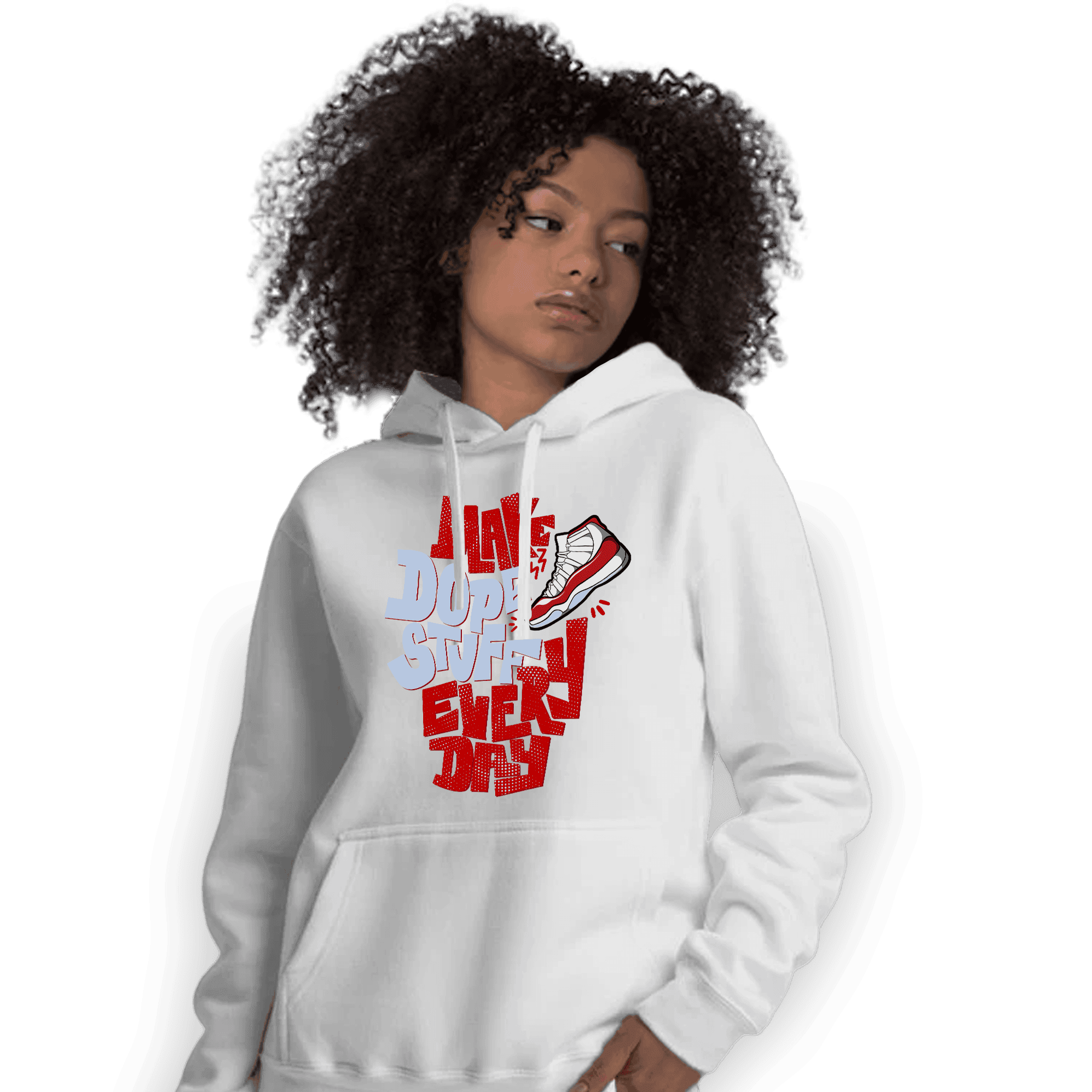 Cherry 11s Hoodie Match Dope Sneaker - NastyJamz