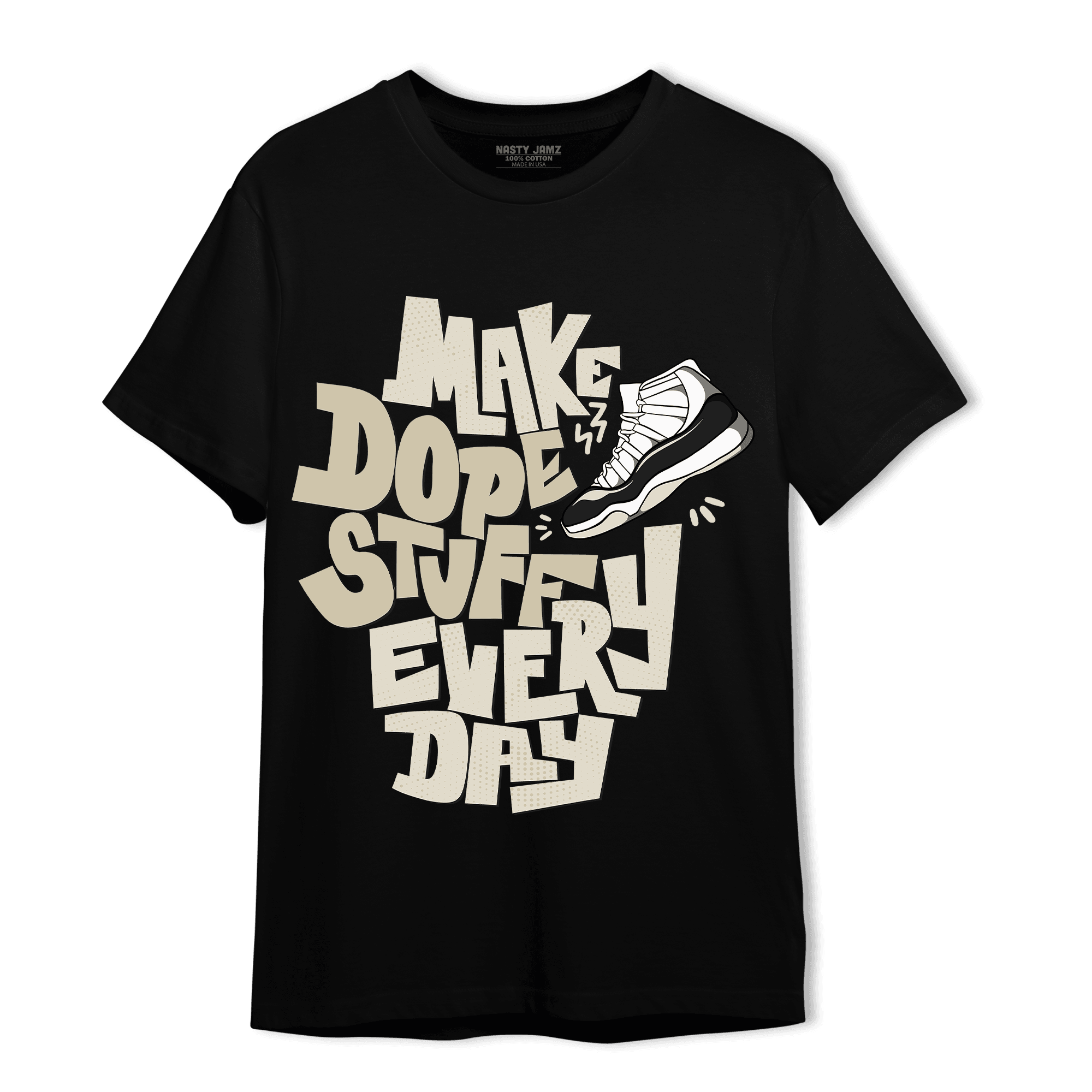 Gratitude 11s T Shirt Match Dope Sneaker - NastyJamz