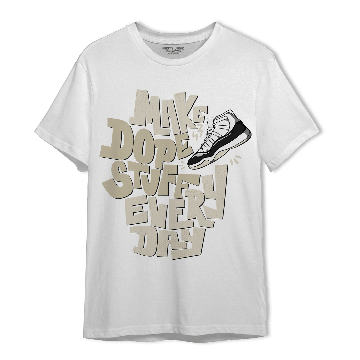 Gratitude 11s T Shirt Match Dope Sneaker - NastyJamz