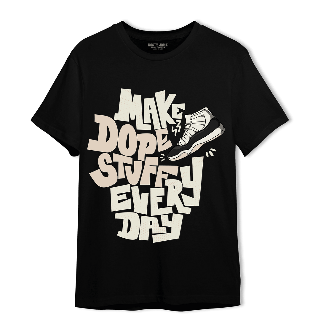 Neapolitan 11s T Shirt Match Dope Sneaker - NastyJamz
