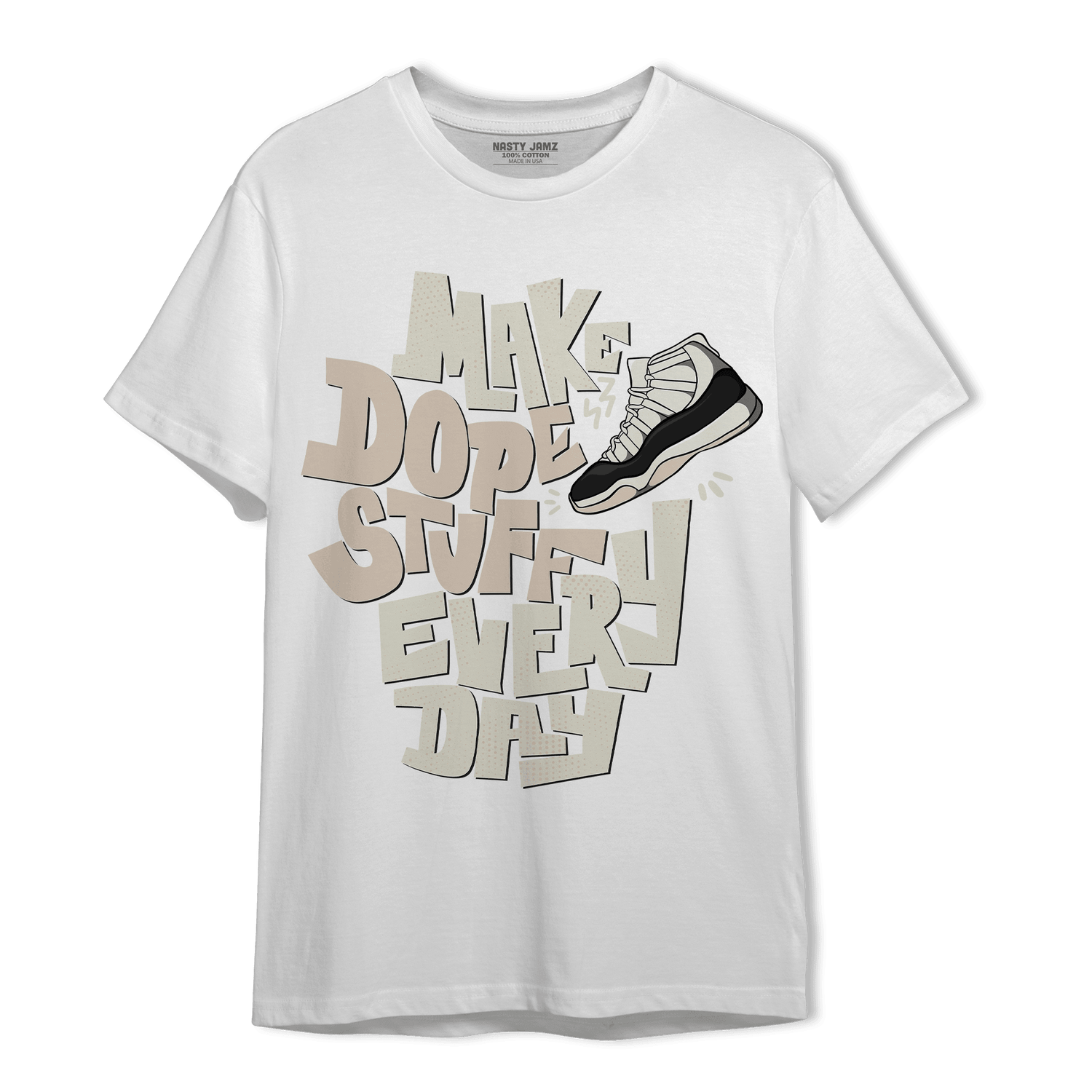 Neapolitan 11s T Shirt Match Dope Sneaker - NastyJamz