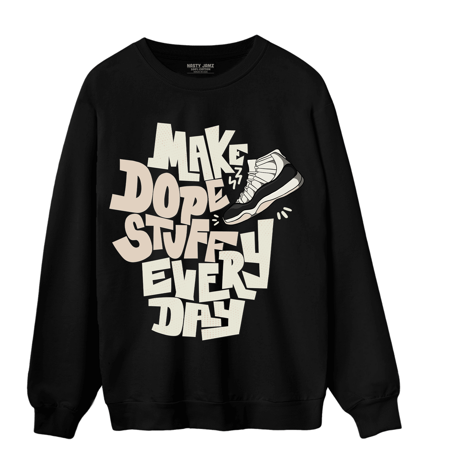 Neapolitan 11s Sweatshirt Match Dope Sneaker - NastyJamz