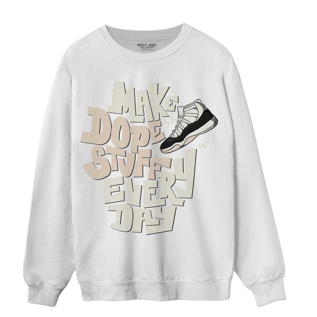Neapolitan 11s Sweatshirt Match Dope Sneaker - NastyJamz