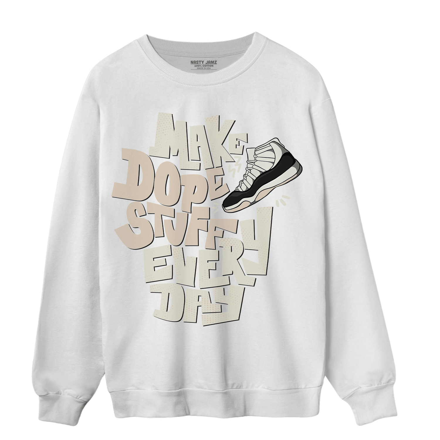 Neapolitan 11s Sweatshirt Match Dope Sneaker - NastyJamz