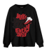 Cherry 12s Sweatshirt Match Dope Sneaker - NastyJamz