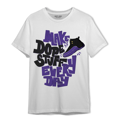 Field Purple 12s T Shirt Match Dope Sneaker - NastyJamz