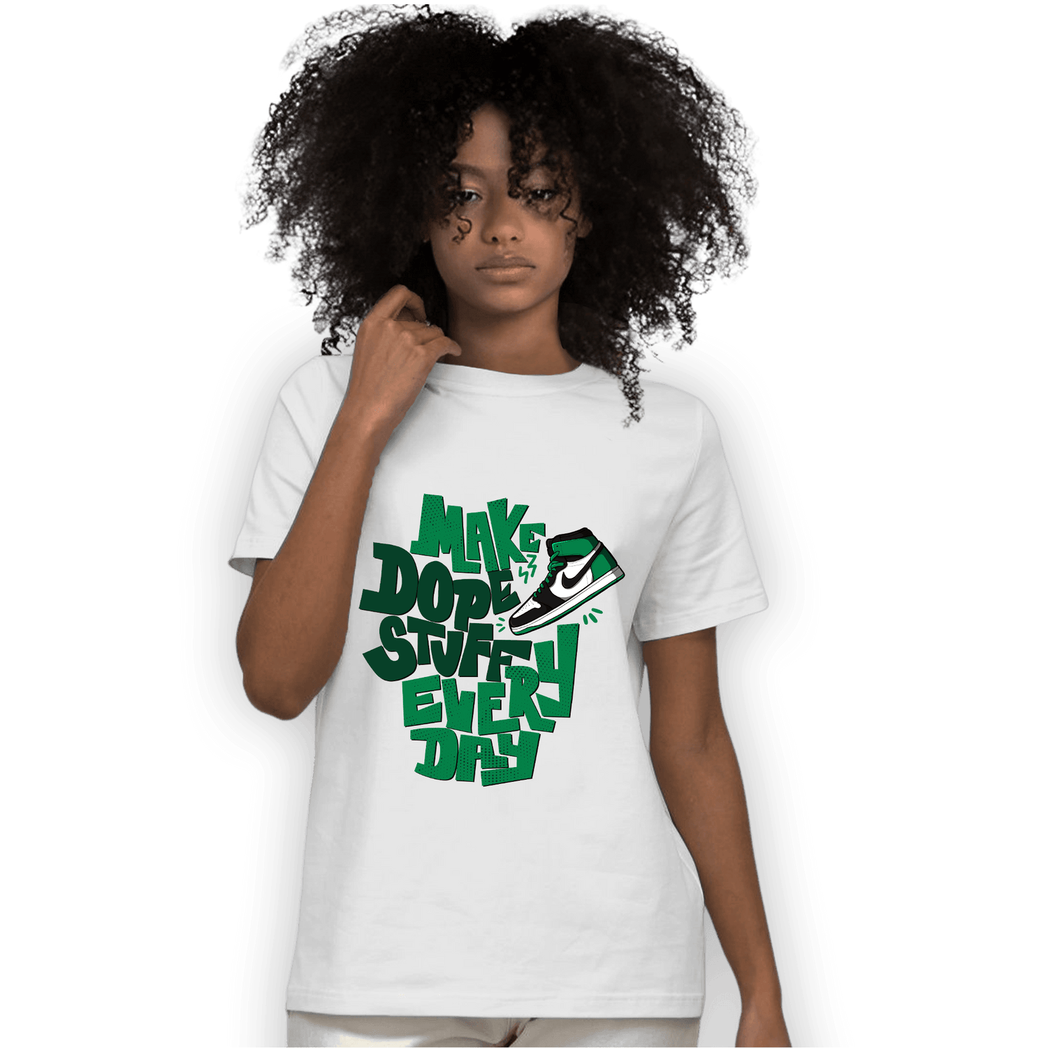 Celtic Lucky Green 1s T Shirt Match Dope Sneaker - NastyJamz