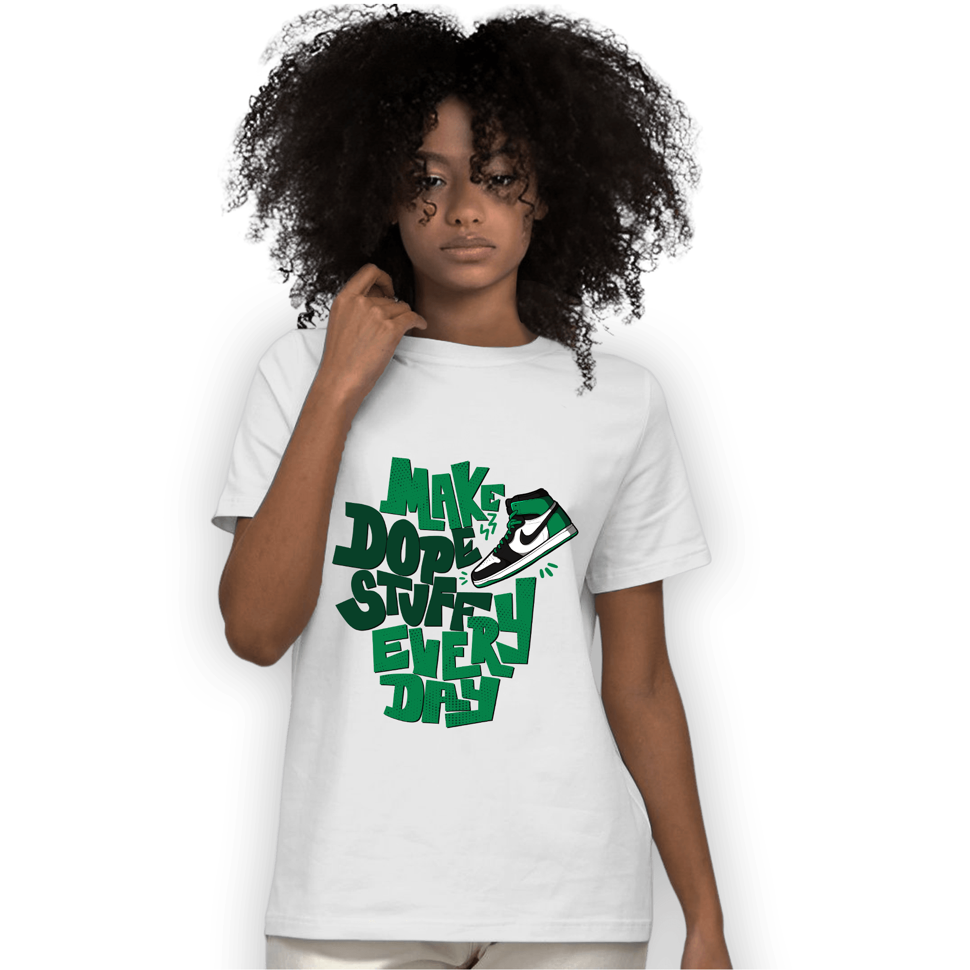 Celtic Lucky Green 1s T Shirt Match Dope Sneaker - NastyJamz