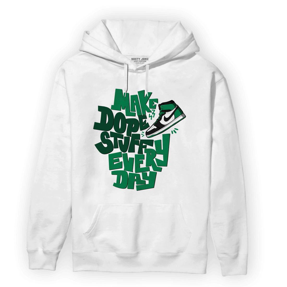 Celtic Lucky Green 1s Hoodie Match Dope Sneaker - NastyJamz