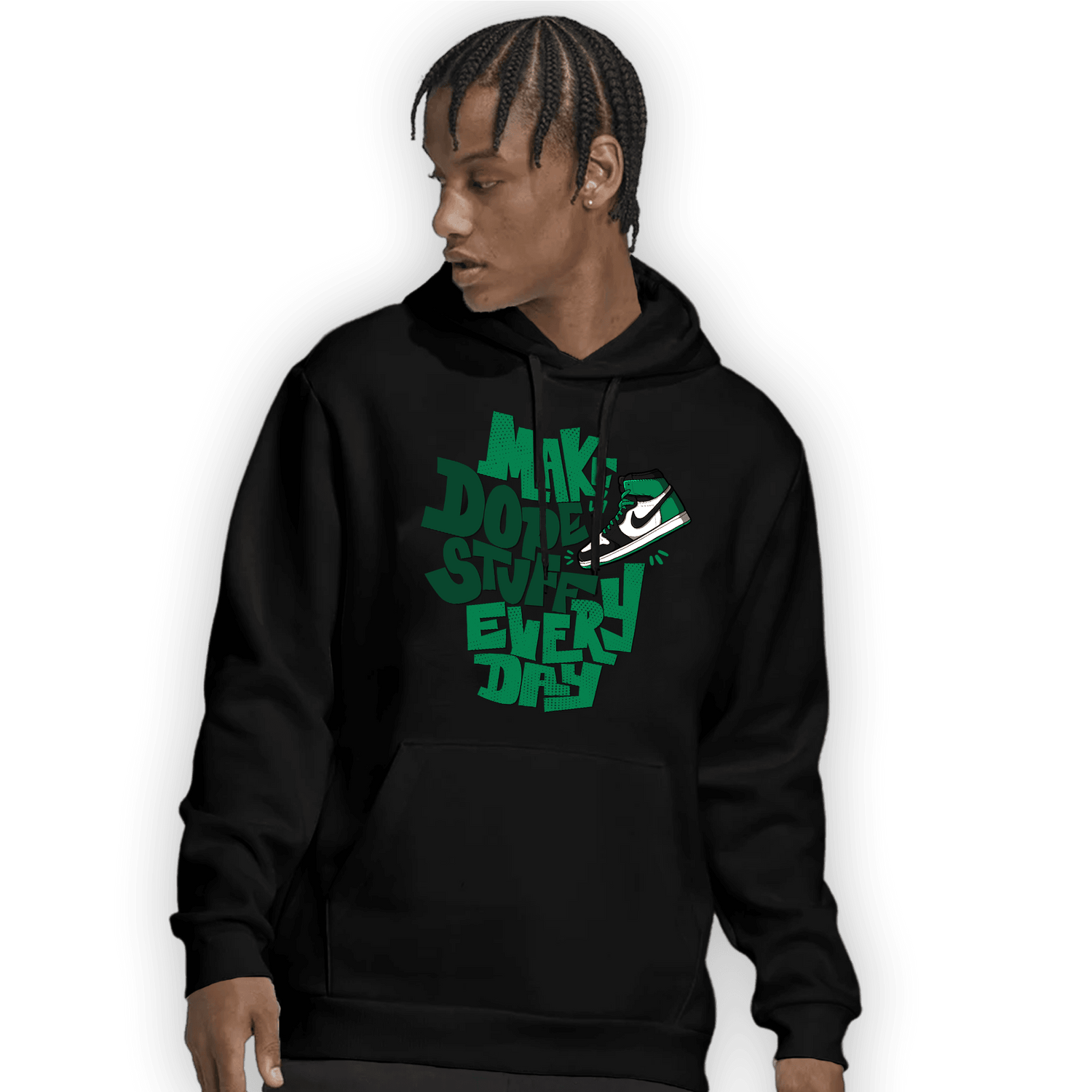 Celtic Lucky Green 1s Hoodie Match Dope Sneaker - NastyJamz