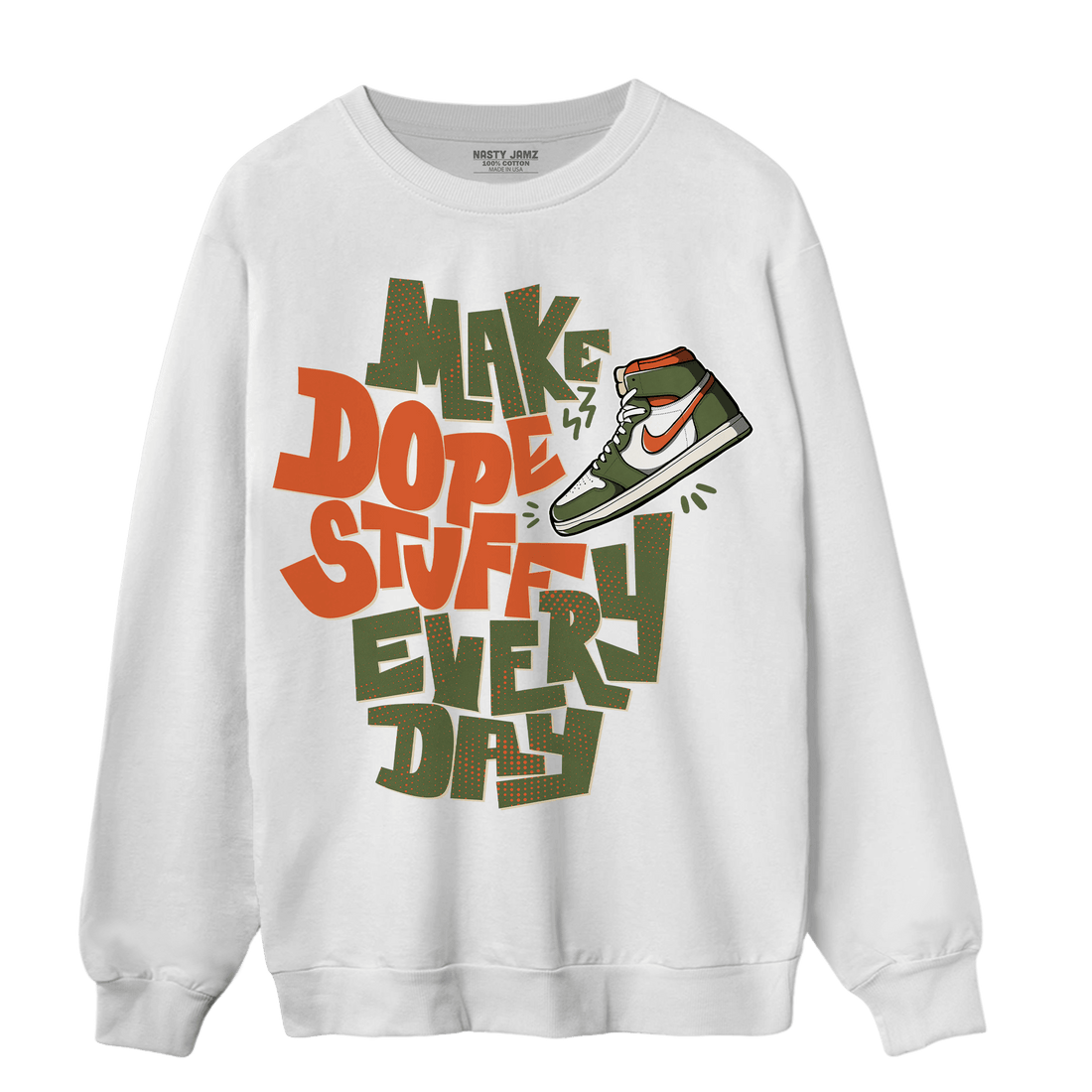 High OG Celadon 1s Sweatshirt Match Dope Sneaker - NastyJamz
